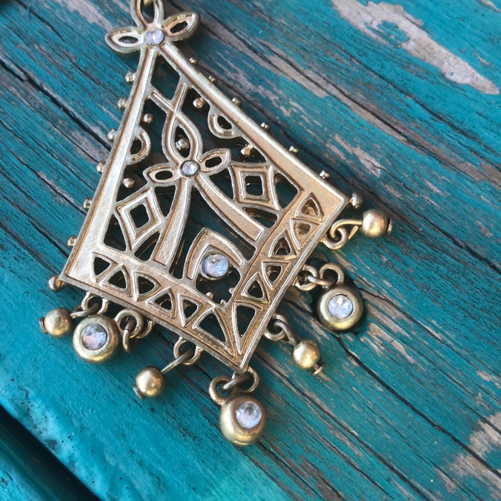 Women’s Silver & Gold Two Tone Necklace - Picture 5 of 8